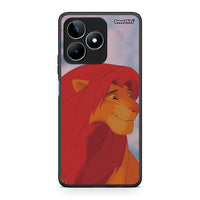Thumbnail for Realme C53 Lion Love 1 Θήκη Αγίου Βαλεντίνου από τη Smartfits με σχέδιο στο πίσω μέρος και μαύρο περίβλημα | Smartphone case with colorful back and black bezels by Smartfits