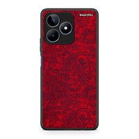Thumbnail for Realme C53 Paisley Cashmere θήκη από τη Smartfits με σχέδιο στο πίσω μέρος και μαύρο περίβλημα | Smartphone case with colorful back and black bezels by Smartfits