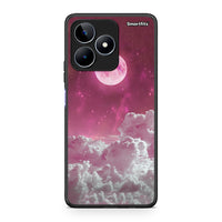 Thumbnail for Realme C53 Pink Moon Θήκη από τη Smartfits με σχέδιο στο πίσω μέρος και μαύρο περίβλημα | Smartphone case with colorful back and black bezels by Smartfits
