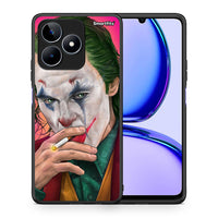 Thumbnail for Θήκη Realme C53 JokesOnU PopArt από τη Smartfits με σχέδιο στο πίσω μέρος και μαύρο περίβλημα | Realme C53 JokesOnU PopArt case with colorful back and black bezels