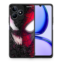 Thumbnail for Θήκη Realme C53 SpiderVenom PopArt από τη Smartfits με σχέδιο στο πίσω μέρος και μαύρο περίβλημα | Realme C53 SpiderVenom PopArt case with colorful back and black bezels