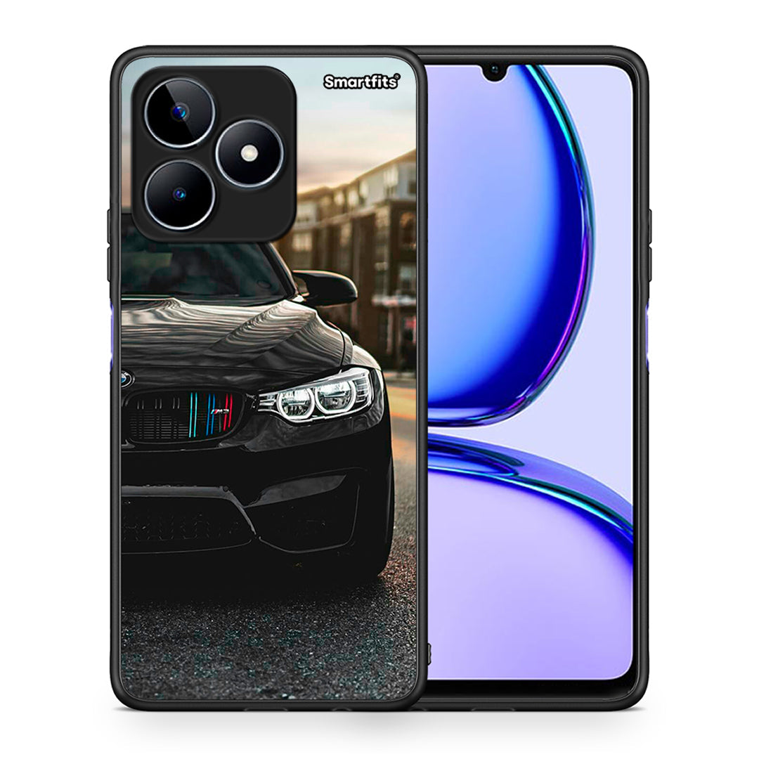 Θήκη Realme C53 M3 Racing από τη Smartfits με σχέδιο στο πίσω μέρος και μαύρο περίβλημα | Realme C53 M3 Racing case with colorful back and black bezels