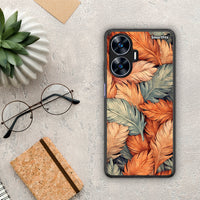 Thumbnail for Θήκη Realme C55 Dual Autumn Leaves από τη Smartfits με σχέδιο στο πίσω μέρος και μαύρο περίβλημα | Realme C55 Dual Autumn Leaves Case with Colorful Back and Black Bezels