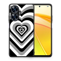 Thumbnail for Θήκη Realme C55 Dual Black Hearts από τη Smartfits με σχέδιο στο πίσω μέρος και μαύρο περίβλημα | Realme C55 Dual Black Hearts Case with Colorful Back and Black Bezels