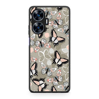 Thumbnail for Θήκη Realme C55 Dual Boho Butterflies από τη Smartfits με σχέδιο στο πίσω μέρος και μαύρο περίβλημα | Realme C55 Dual Boho Butterflies Case with Colorful Back and Black Bezels