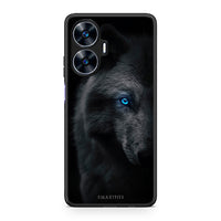 Thumbnail for Θήκη Realme C55 Dual Dark Wolf από τη Smartfits με σχέδιο στο πίσω μέρος και μαύρο περίβλημα | Realme C55 Dual Dark Wolf Case with Colorful Back and Black Bezels