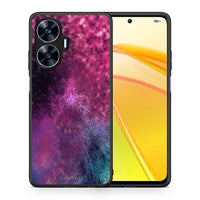 Thumbnail for Θήκη Realme C55 Dual Galactic Aurora από τη Smartfits με σχέδιο στο πίσω μέρος και μαύρο περίβλημα | Realme C55 Dual Galactic Aurora Case with Colorful Back and Black Bezels