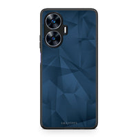 Thumbnail for Θήκη Realme C55 Dual Geometric Blue Abstract από τη Smartfits με σχέδιο στο πίσω μέρος και μαύρο περίβλημα | Realme C55 Dual Geometric Blue Abstract Case with Colorful Back and Black Bezels