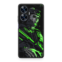 Thumbnail for Θήκη Realme C55 Dual Green Soldier από τη Smartfits με σχέδιο στο πίσω μέρος και μαύρο περίβλημα | Realme C55 Dual Green Soldier Case with Colorful Back and Black Bezels