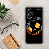 Thumbnail for Θήκη Realme C55 Dual Halloween Scary Pumpkin από τη Smartfits με σχέδιο στο πίσω μέρος και μαύρο περίβλημα | Realme C55 Dual Halloween Scary Pumpkin Case with Colorful Back and Black Bezels