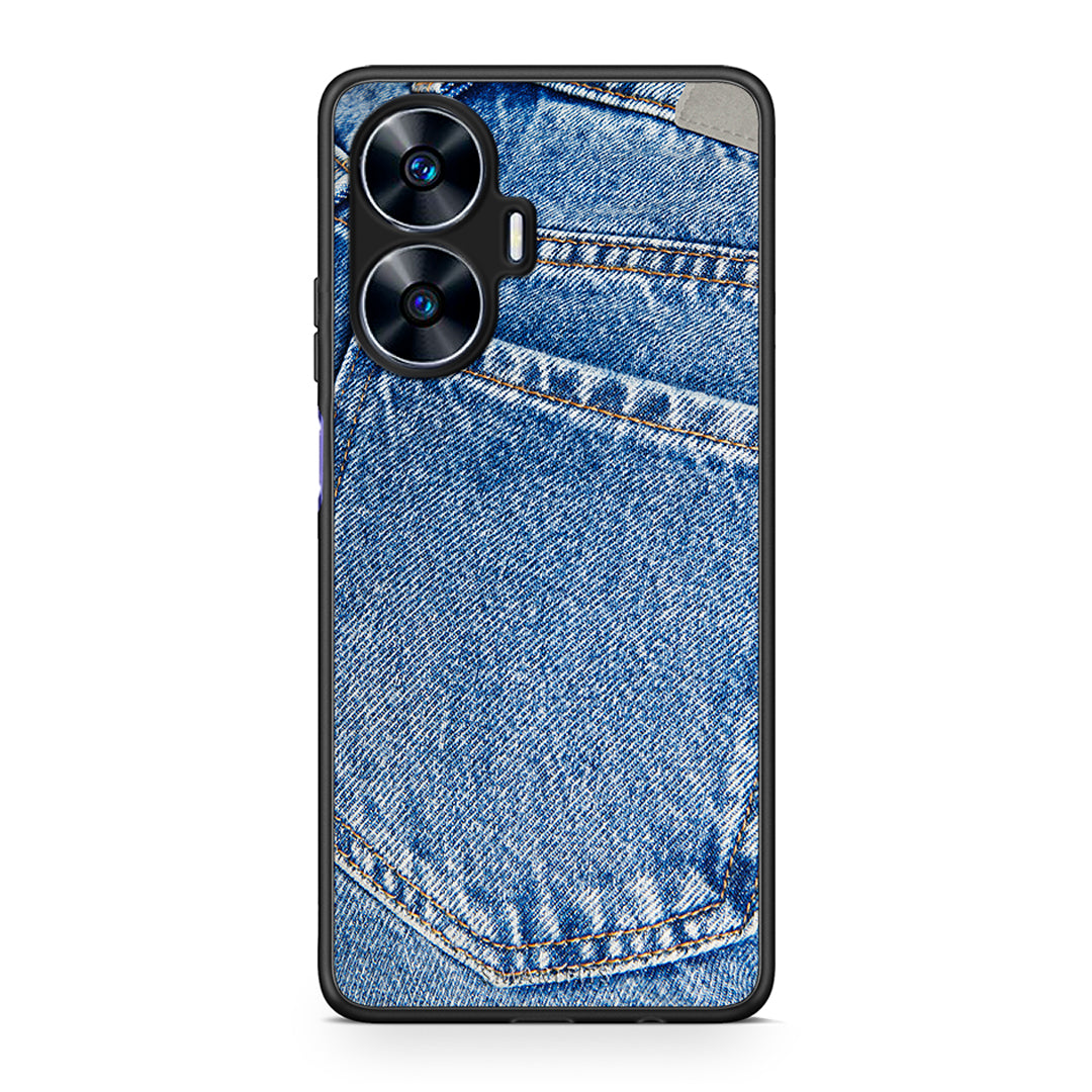 Θήκη Realme C55 Dual Jeans Pocket από τη Smartfits με σχέδιο στο πίσω μέρος και μαύρο περίβλημα | Realme C55 Dual Jeans Pocket Case with Colorful Back and Black Bezels