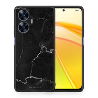 Thumbnail for Θήκη Realme C55 Dual Marble Black από τη Smartfits με σχέδιο στο πίσω μέρος και μαύρο περίβλημα | Realme C55 Dual Marble Black Case with Colorful Back and Black Bezels