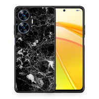 Thumbnail for Θήκη Realme C55 Dual Marble Male από τη Smartfits με σχέδιο στο πίσω μέρος και μαύρο περίβλημα | Realme C55 Dual Marble Male Case with Colorful Back and Black Bezels