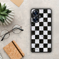 Thumbnail for Θήκη Realme C55 Dual Marble Square Geometric από τη Smartfits με σχέδιο στο πίσω μέρος και μαύρο περίβλημα | Realme C55 Dual Marble Square Geometric Case with Colorful Back and Black Bezels