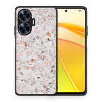 Thumbnail for Θήκη Realme C55 Dual Marble Terrazzo από τη Smartfits με σχέδιο στο πίσω μέρος και μαύρο περίβλημα | Realme C55 Dual Marble Terrazzo Case with Colorful Back and Black Bezels