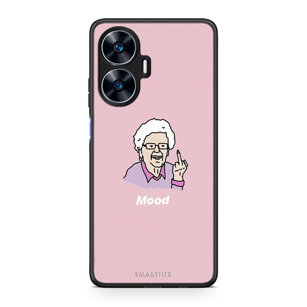 Θήκη Realme C55 Dual PopArt Mood από τη Smartfits με σχέδιο στο πίσω μέρος και μαύρο περίβλημα | Realme C55 Dual PopArt Mood Case with Colorful Back and Black Bezels