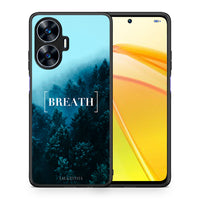 Thumbnail for Θήκη Realme C55 Dual Quote Breath από τη Smartfits με σχέδιο στο πίσω μέρος και μαύρο περίβλημα | Realme C55 Dual Quote Breath Case with Colorful Back and Black Bezels