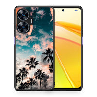 Thumbnail for Θήκη Realme C55 Dual Summer Sky από τη Smartfits με σχέδιο στο πίσω μέρος και μαύρο περίβλημα | Realme C55 Dual Summer Sky Case with Colorful Back and Black Bezels