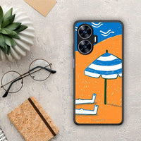 Thumbnail for Θήκη Realme C55 Dual Summering από τη Smartfits με σχέδιο στο πίσω μέρος και μαύρο περίβλημα | Realme C55 Dual Summering Case with Colorful Back and Black Bezels