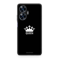 Thumbnail for Θήκη Realme C55 Dual Valentine Queen από τη Smartfits με σχέδιο στο πίσω μέρος και μαύρο περίβλημα | Realme C55 Dual Valentine Queen Case with Colorful Back and Black Bezels