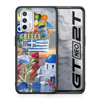 Thumbnail for Θήκη Realme GT All Greek από τη Smartfits με σχέδιο στο πίσω μέρος και μαύρο περίβλημα | Realme GT All Greek case with colorful back and black bezels