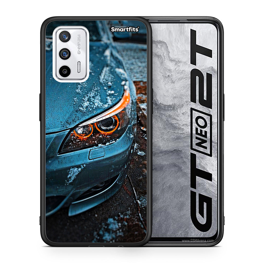 Θήκη Realme GT Bmw E60 από τη Smartfits με σχέδιο στο πίσω μέρος και μαύρο περίβλημα | Realme GT Bmw E60 case with colorful back and black bezels