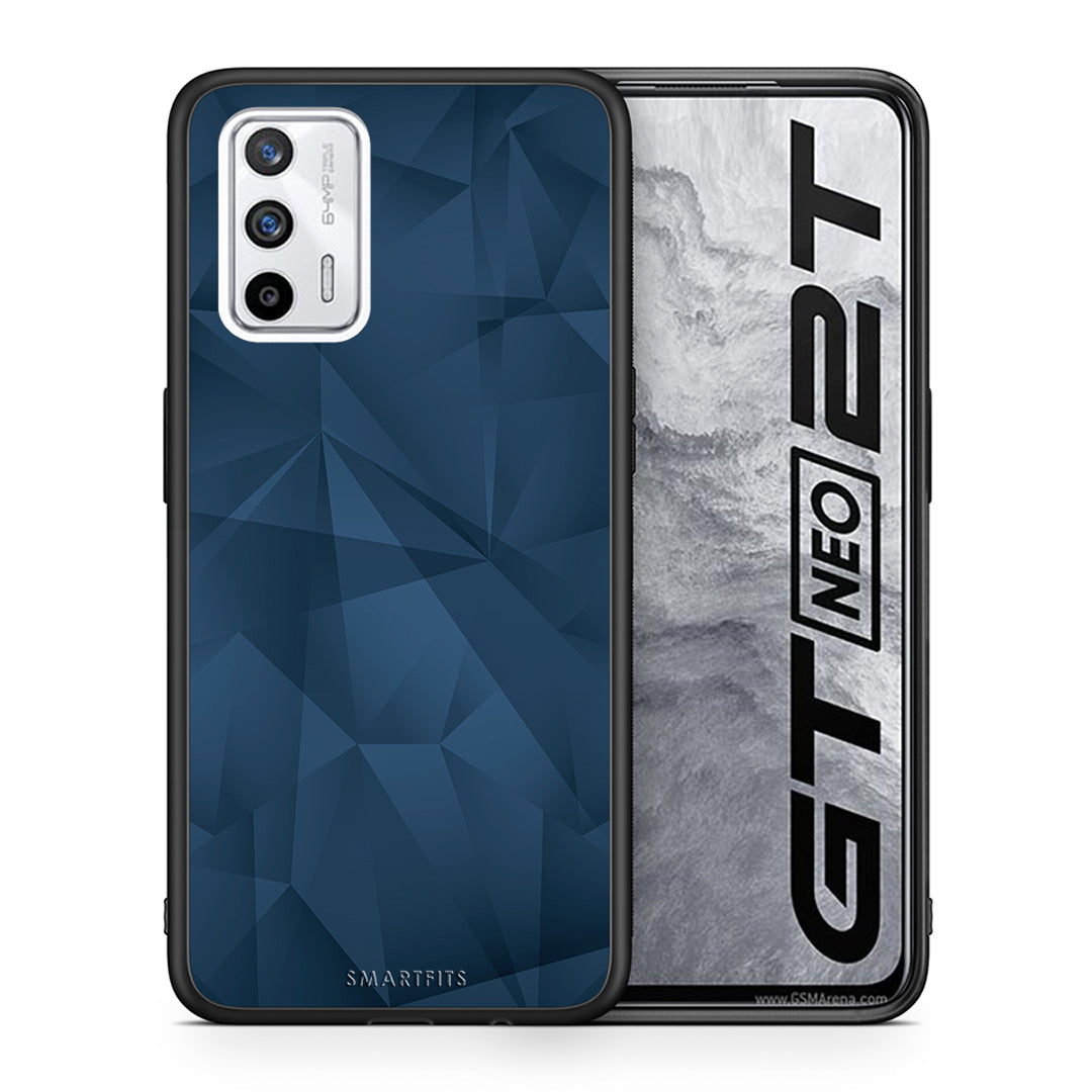 Geometric Blue Abstract - Realme GT case