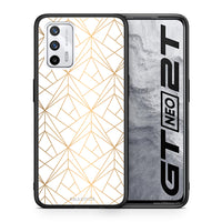 Thumbnail for Geometric Luxury White - Realme GT case
