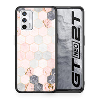 Thumbnail for Marble Hexagon Pink - Realme GT case