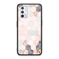 Thumbnail for Marble Hexagon Pink - Realme GT case