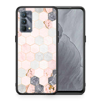 Thumbnail for Marble Hexagon Pink - Realme GT Master Case