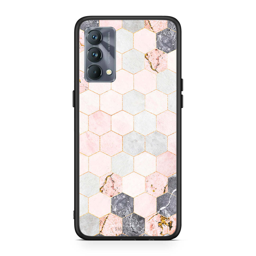 Marble Hexagon Pink - Realme GT Master Case