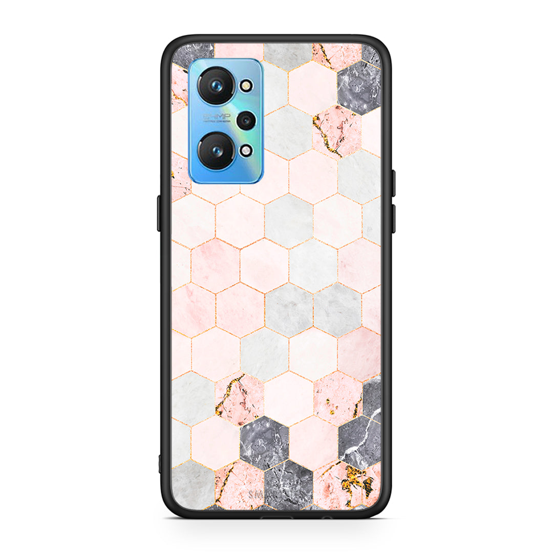 Marble Hexagon Pink - Realme GT Neo 2 case
