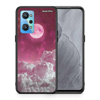 Thumbnail for Θήκη Realme GT Neo 2 Pink Moon από τη Smartfits με σχέδιο στο πίσω μέρος και μαύρο περίβλημα | Realme GT Neo 2 Pink Moon case with colorful back and black bezels