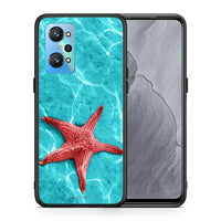 Thumbnail for Θήκη Realme GT Neo 2 Red Starfish από τη Smartfits με σχέδιο στο πίσω μέρος και μαύρο περίβλημα | Realme GT Neo 2 Red Starfish case with colorful back and black bezels