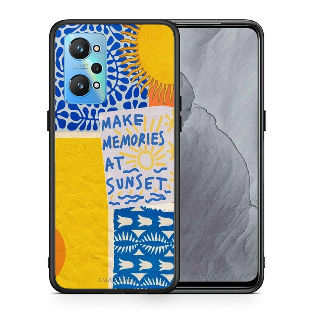 Θήκη Realme GT Neo 2 Sunset Memories από τη Smartfits με σχέδιο στο πίσω μέρος και μαύρο περίβλημα | Realme GT Neo 2 Sunset Memories case with colorful back and black bezels