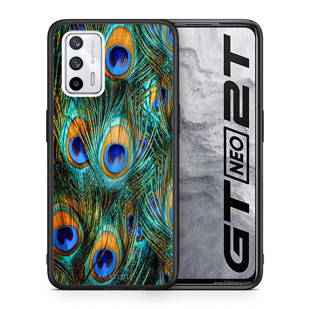 Real Peacock Feathers - Realme GT case