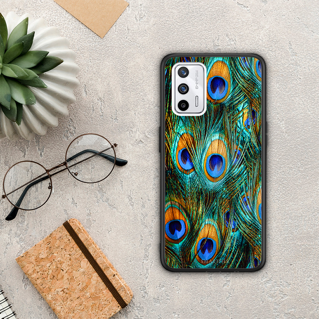 Real Peacock Feathers - Realme GT case