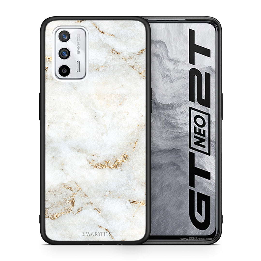White Gold Marble - Realme GT case 