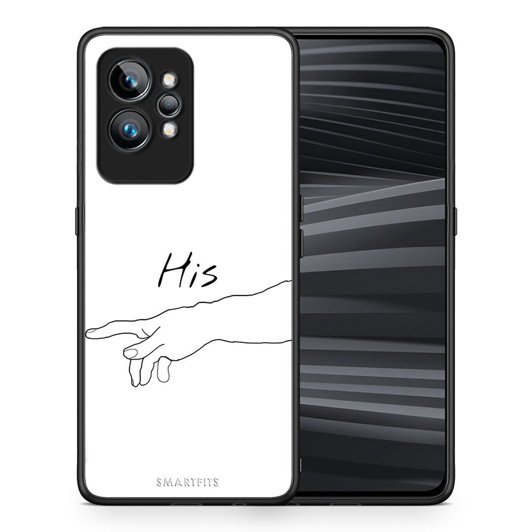 Θήκη Realme GT2 Pro Aesthetic Love 2 από τη Smartfits με σχέδιο στο πίσω μέρος και μαύρο περίβλημα | Realme GT2 Pro Aesthetic Love 2 Case with Colorful Back and Black Bezels