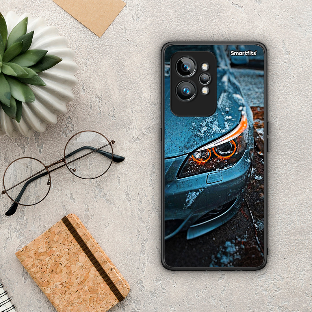 Θήκη Realme GT2 Pro Bmw E60 από τη Smartfits με σχέδιο στο πίσω μέρος και μαύρο περίβλημα | Realme GT2 Pro Bmw E60 Case with Colorful Back and Black Bezels