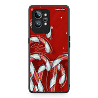 Thumbnail for Θήκη Realme GT2 Pro Candy Cane από τη Smartfits με σχέδιο στο πίσω μέρος και μαύρο περίβλημα | Realme GT2 Pro Candy Cane Case with Colorful Back and Black Bezels