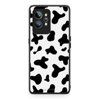 Thumbnail for Θήκη Realme GT2 Pro Cow Print από τη Smartfits με σχέδιο στο πίσω μέρος και μαύρο περίβλημα | Realme GT2 Pro Cow Print Case with Colorful Back and Black Bezels