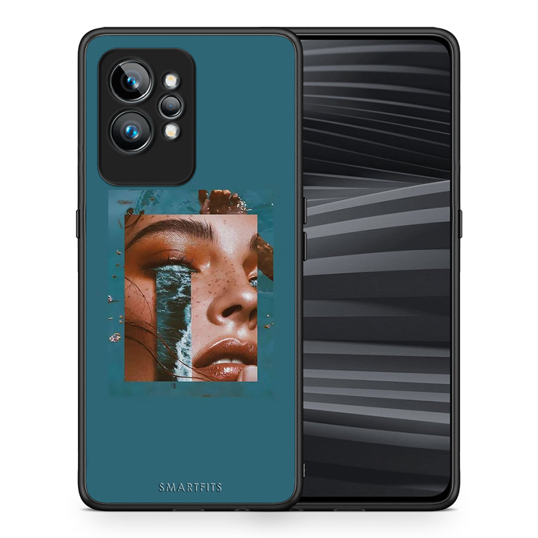 Θήκη Realme GT2 Pro Cry An Ocean από τη Smartfits με σχέδιο στο πίσω μέρος και μαύρο περίβλημα | Realme GT2 Pro Cry An Ocean Case with Colorful Back and Black Bezels