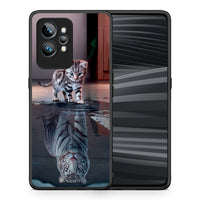 Thumbnail for Θήκη Realme GT2 Pro Cute Tiger από τη Smartfits με σχέδιο στο πίσω μέρος και μαύρο περίβλημα | Realme GT2 Pro Cute Tiger Case with Colorful Back and Black Bezels