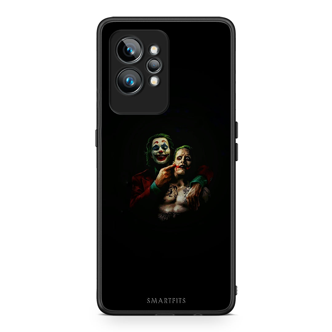 Θήκη Realme GT2 Pro Hero Clown από τη Smartfits με σχέδιο στο πίσω μέρος και μαύρο περίβλημα | Realme GT2 Pro Hero Clown Case with Colorful Back and Black Bezels