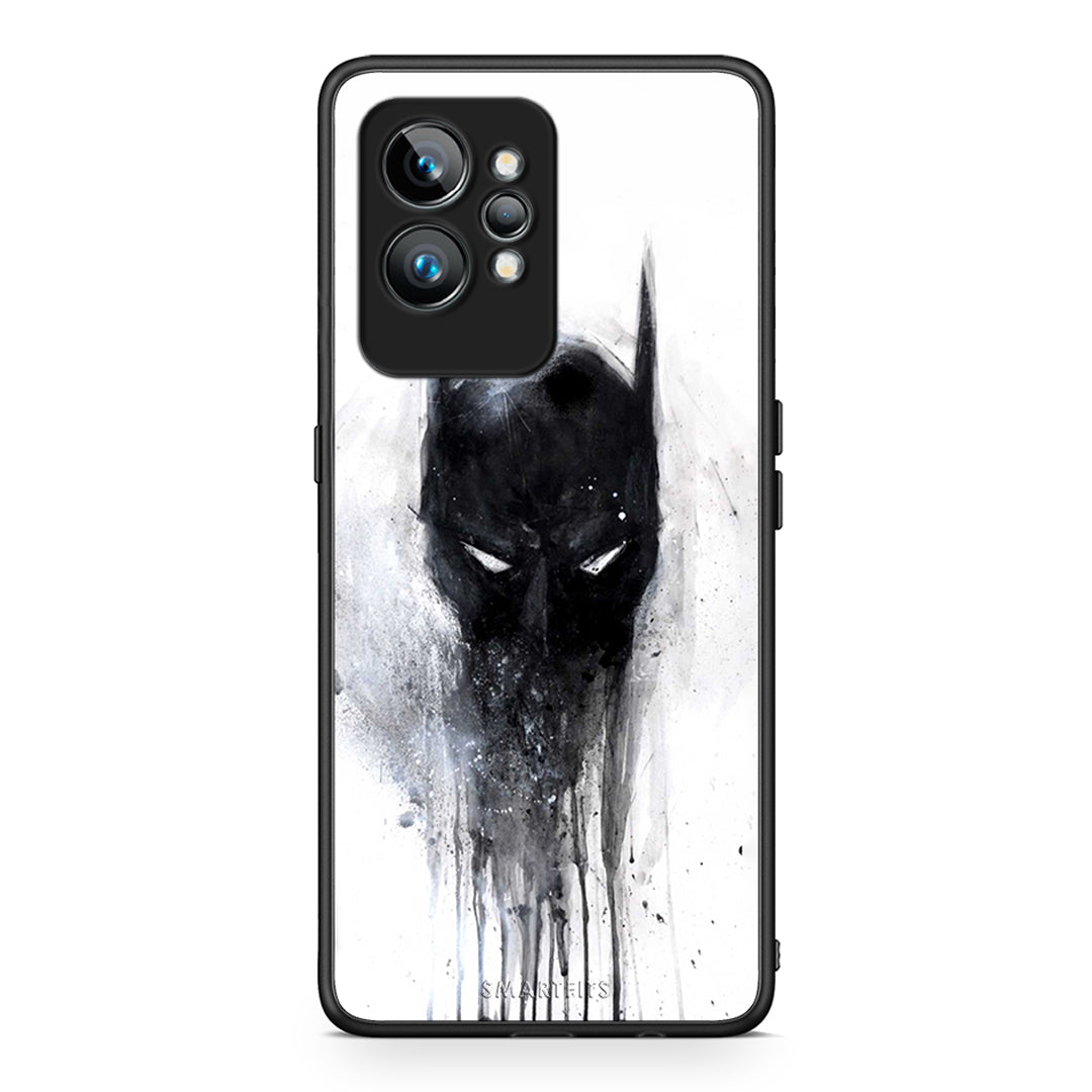 Θήκη Realme GT2 Pro Hero Paint Bat από τη Smartfits με σχέδιο στο πίσω μέρος και μαύρο περίβλημα | Realme GT2 Pro Hero Paint Bat Case with Colorful Back and Black Bezels