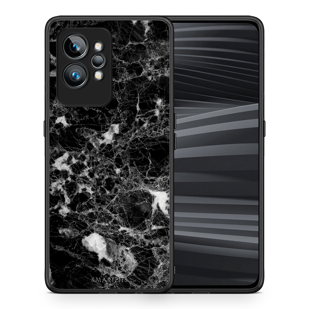 Θήκη Realme GT2 Pro Marble Male από τη Smartfits με σχέδιο στο πίσω μέρος και μαύρο περίβλημα | Realme GT2 Pro Marble Male Case with Colorful Back and Black Bezels