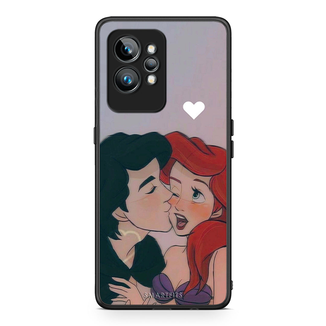 Θήκη Realme GT2 Pro Mermaid Couple από τη Smartfits με σχέδιο στο πίσω μέρος και μαύρο περίβλημα | Realme GT2 Pro Mermaid Couple Case with Colorful Back and Black Bezels