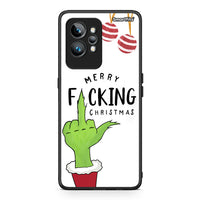 Thumbnail for Θήκη Realme GT2 Pro Merry F Xmas από τη Smartfits με σχέδιο στο πίσω μέρος και μαύρο περίβλημα | Realme GT2 Pro Merry F Xmas Case with Colorful Back and Black Bezels